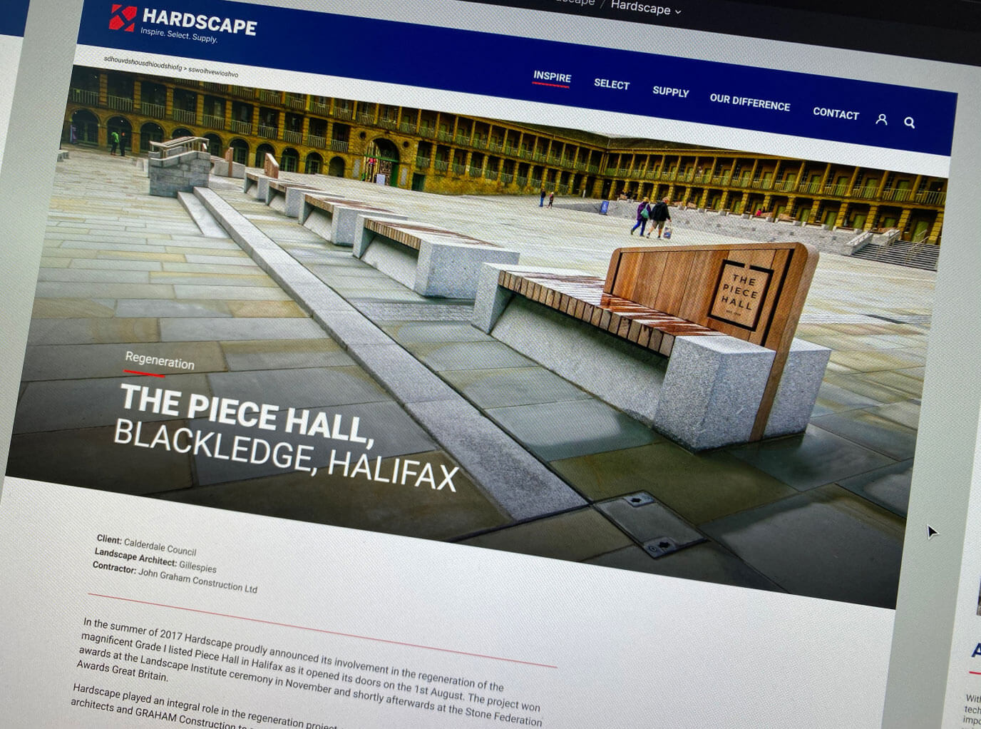 Hardscape website development