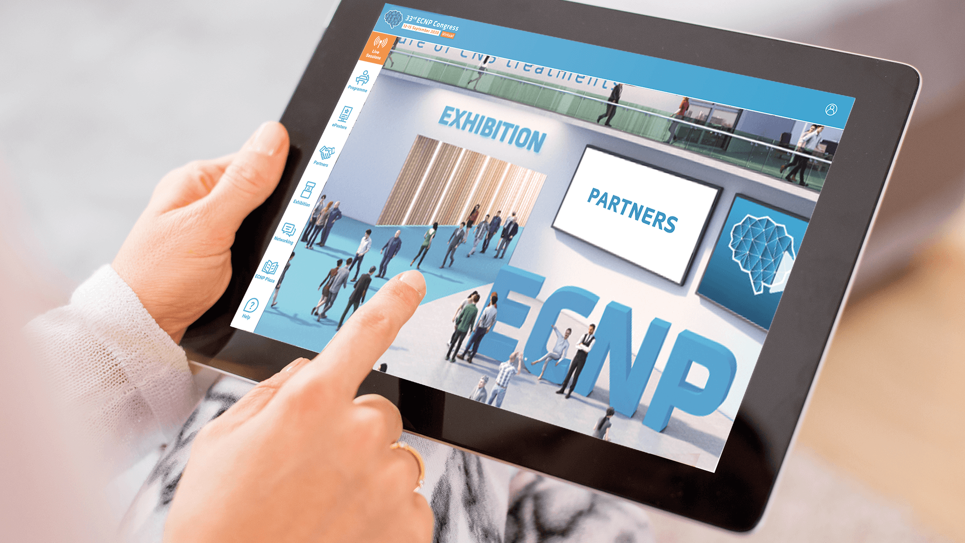 ECNP Virtual Congress iPad Image