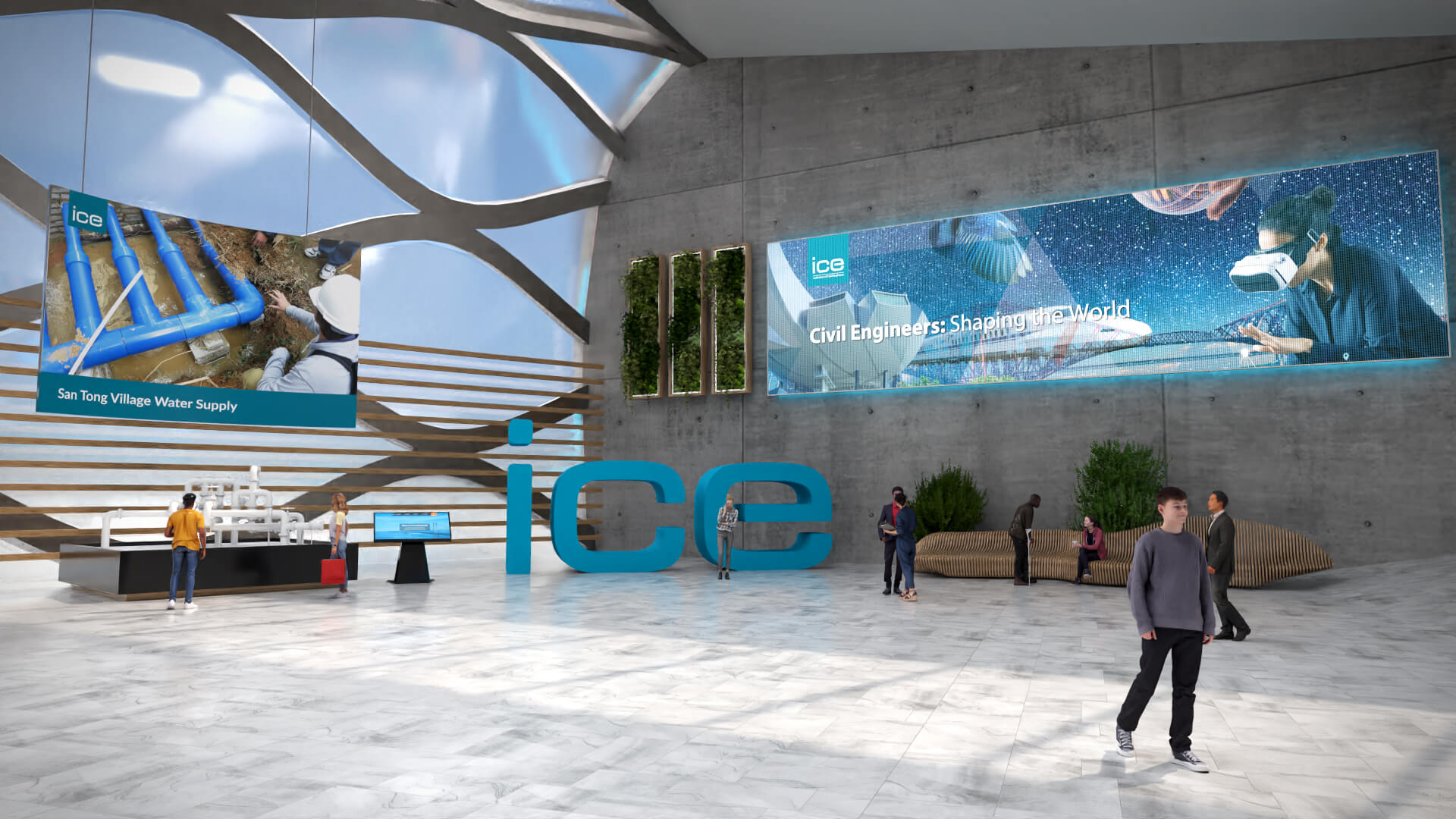 ICE Inspire Virtual environment entrance