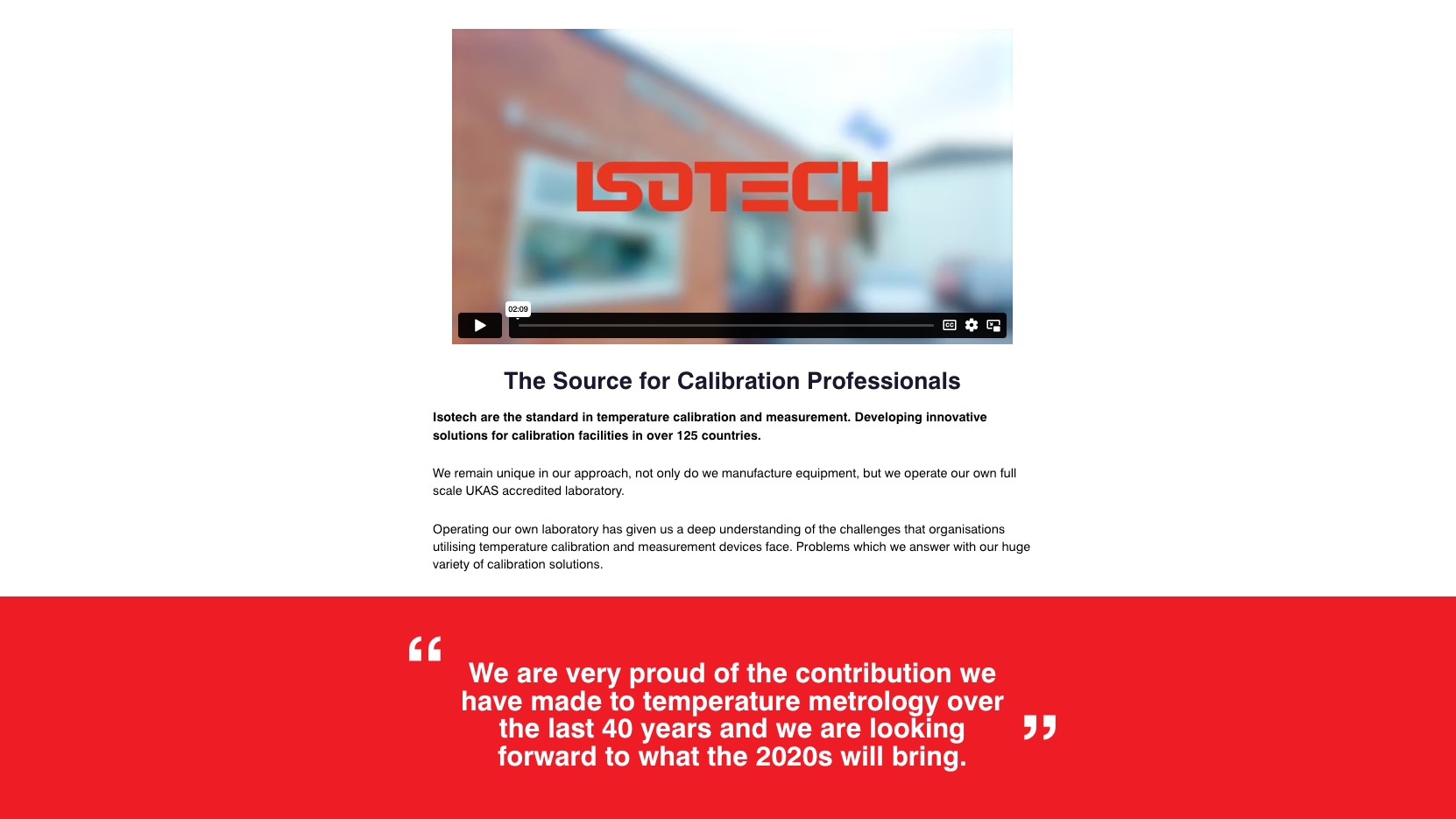 Isotech website