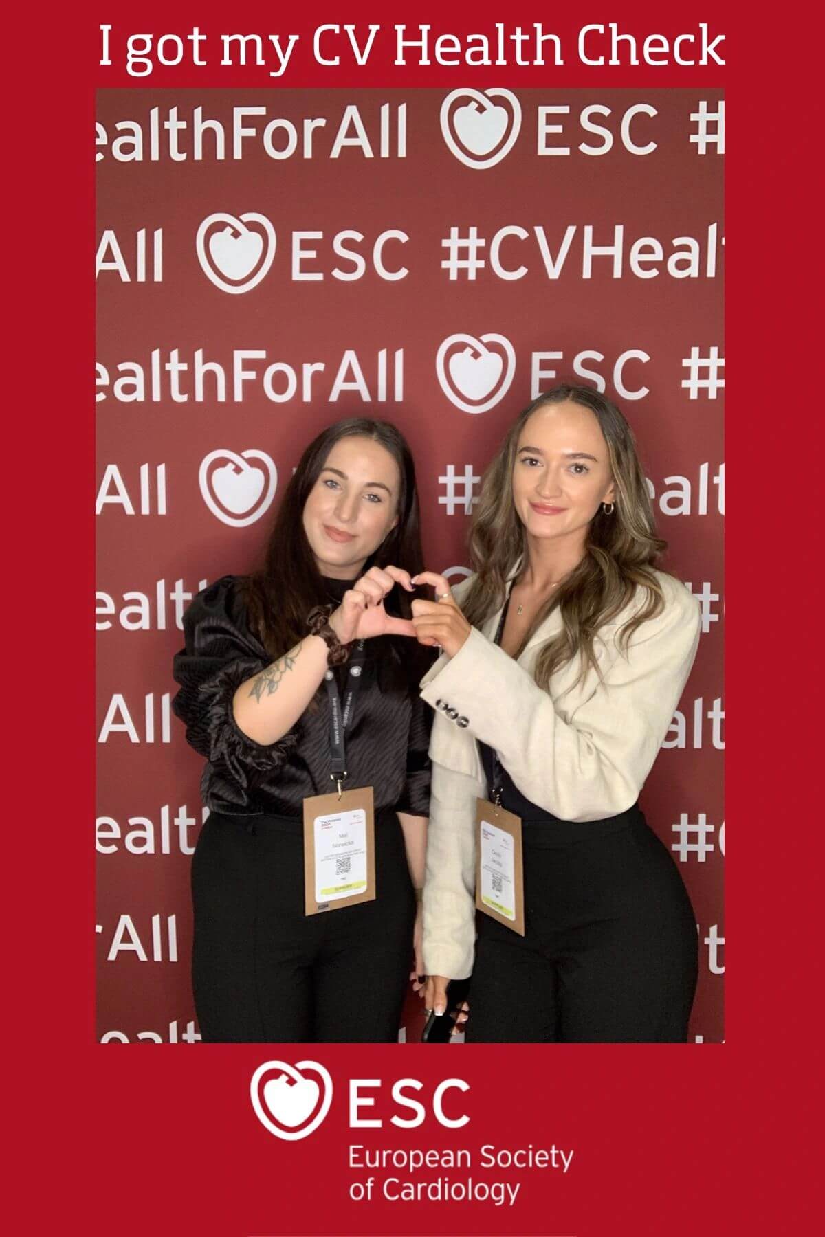 mal and cecily at ESC