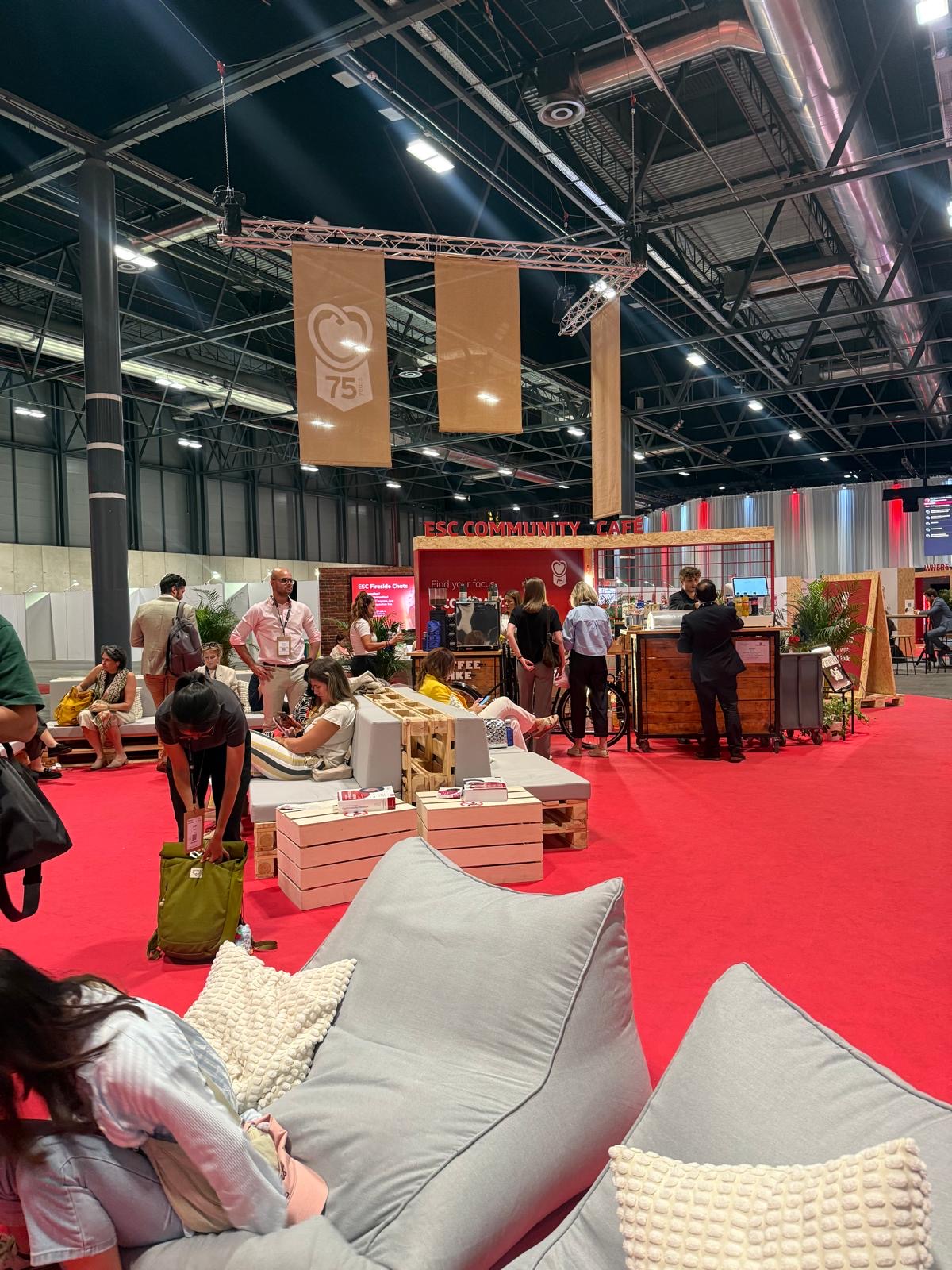 ESC congress stands