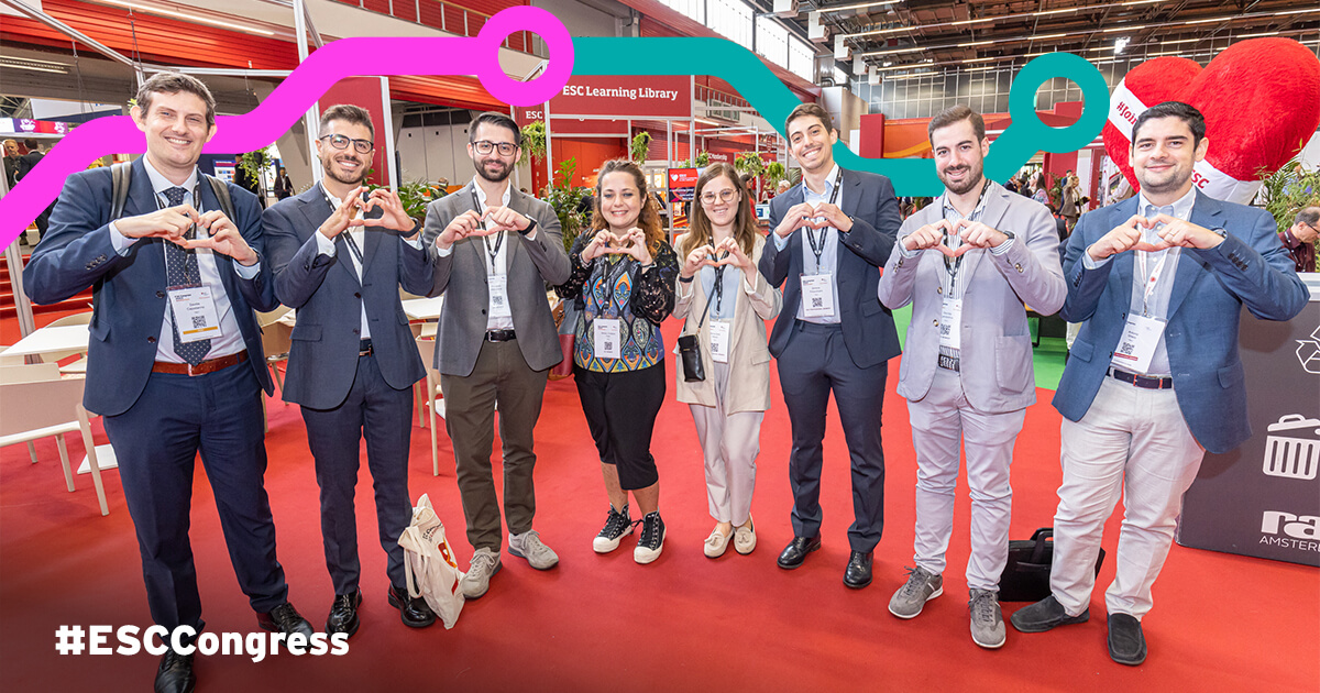 group of attendees at ESC Congress