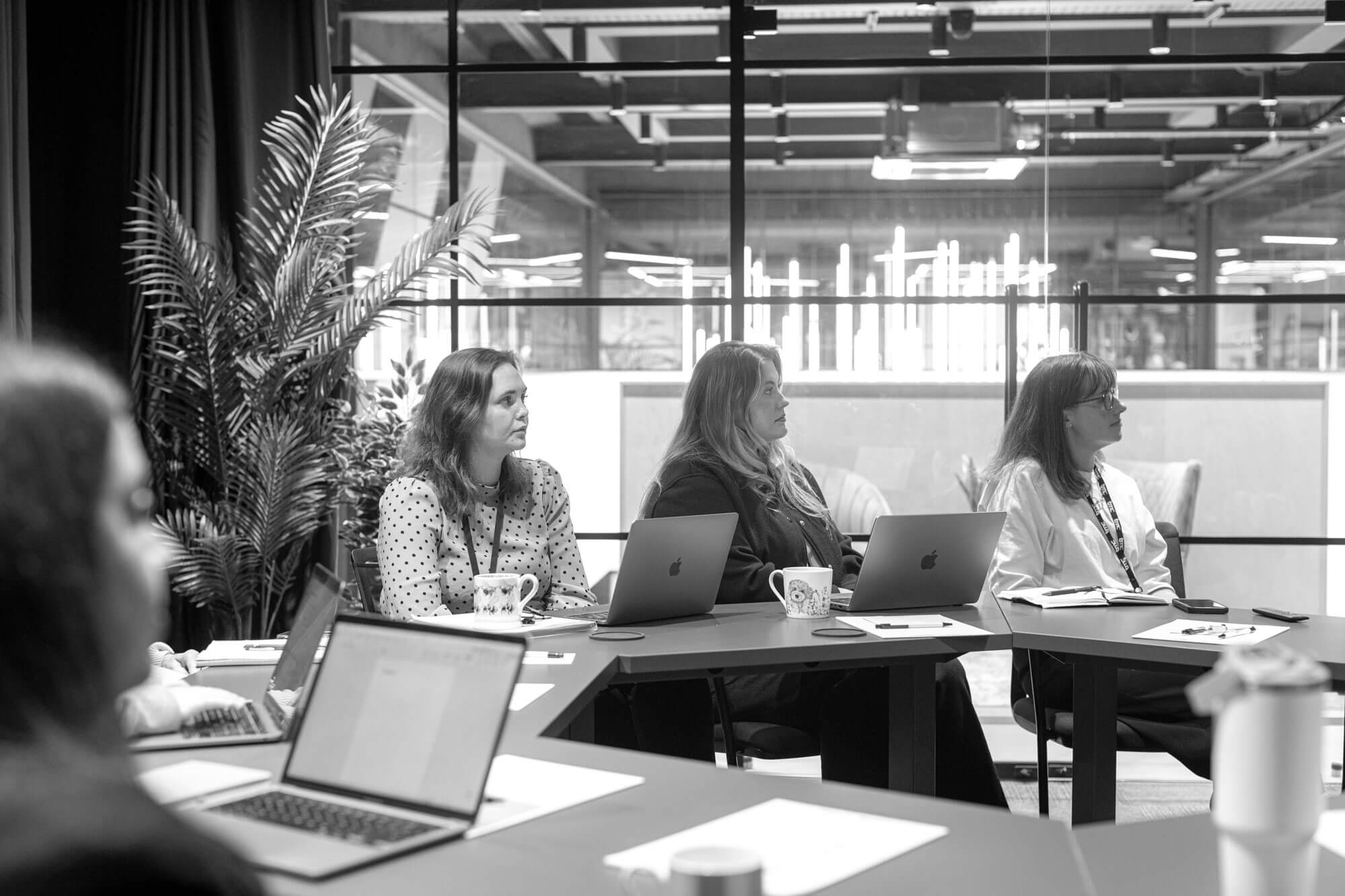 PR and marketing team in boardroom