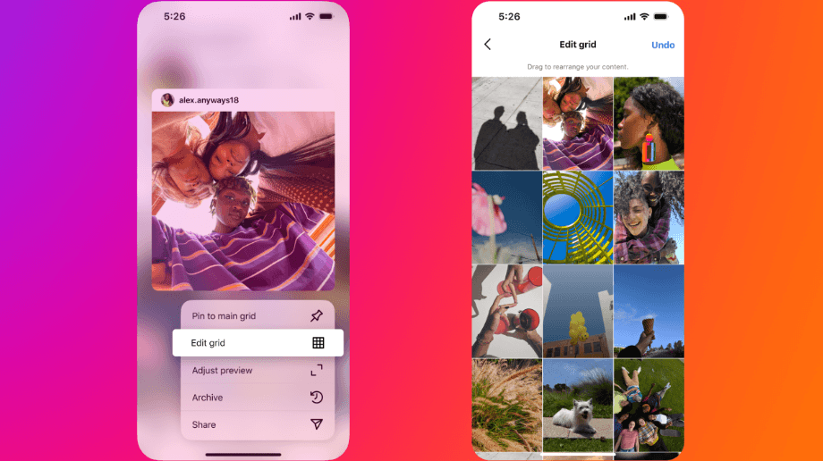 instagram grid
