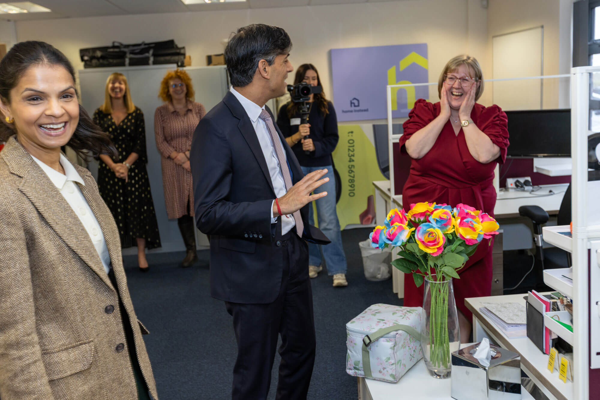 Rishi Sunak Visits Home Instead