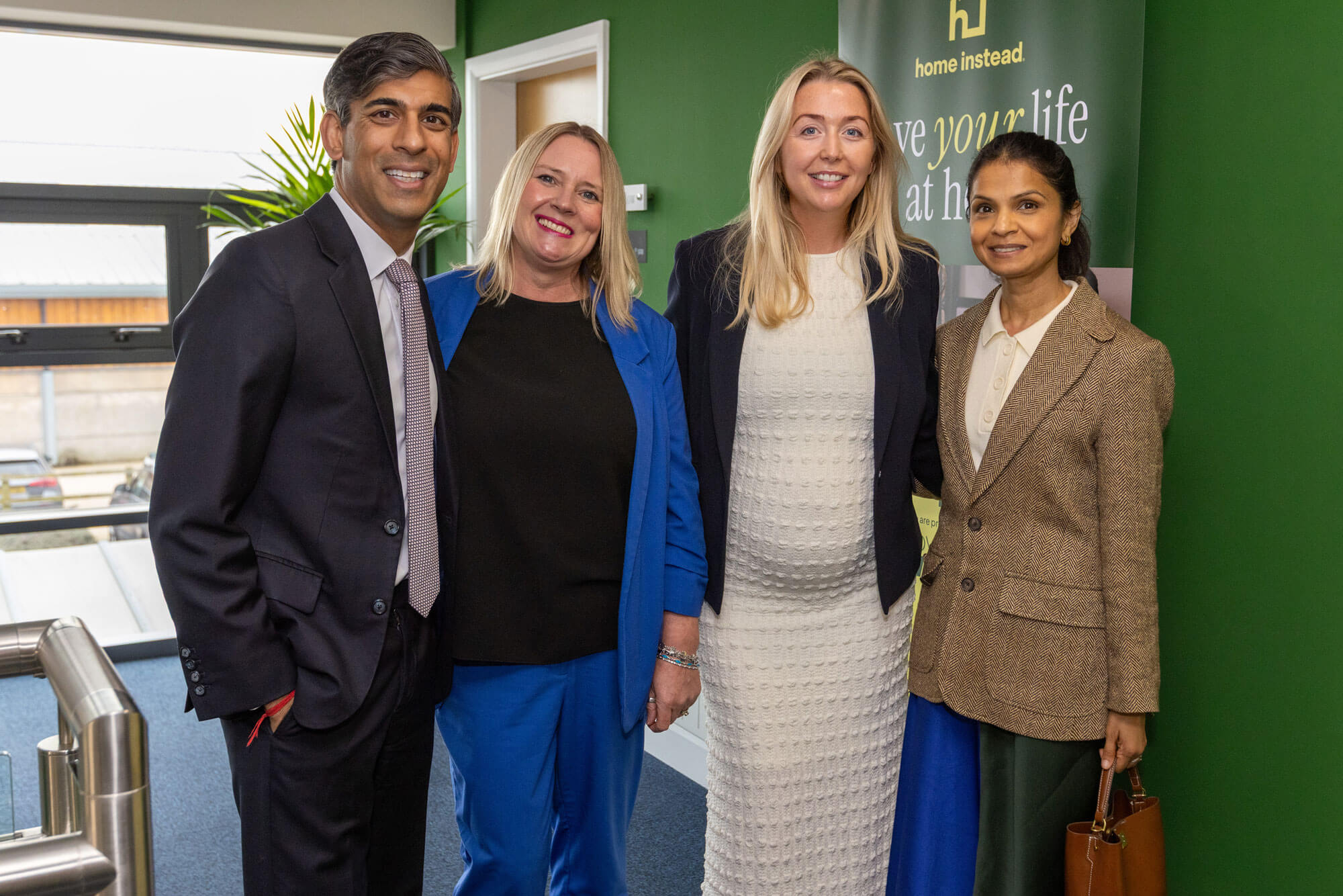 Rishi Sunak Visits Home Instead