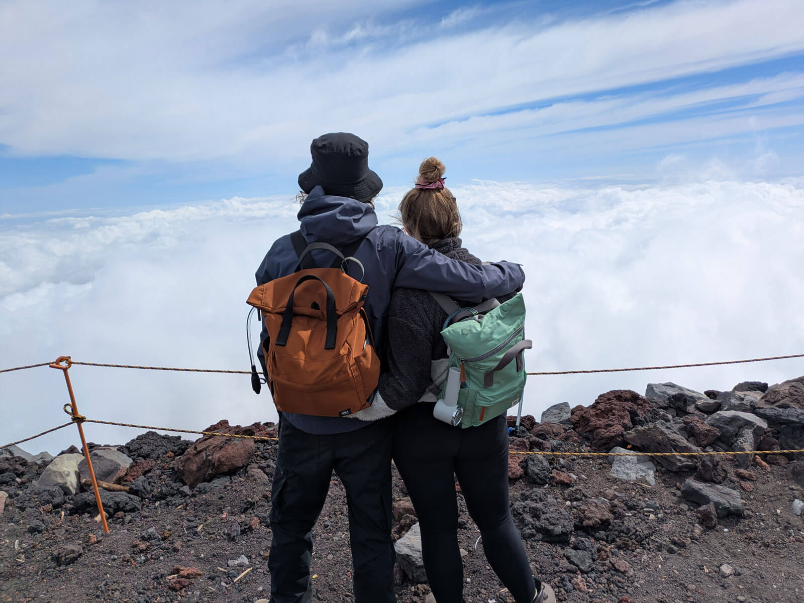 couple on hike