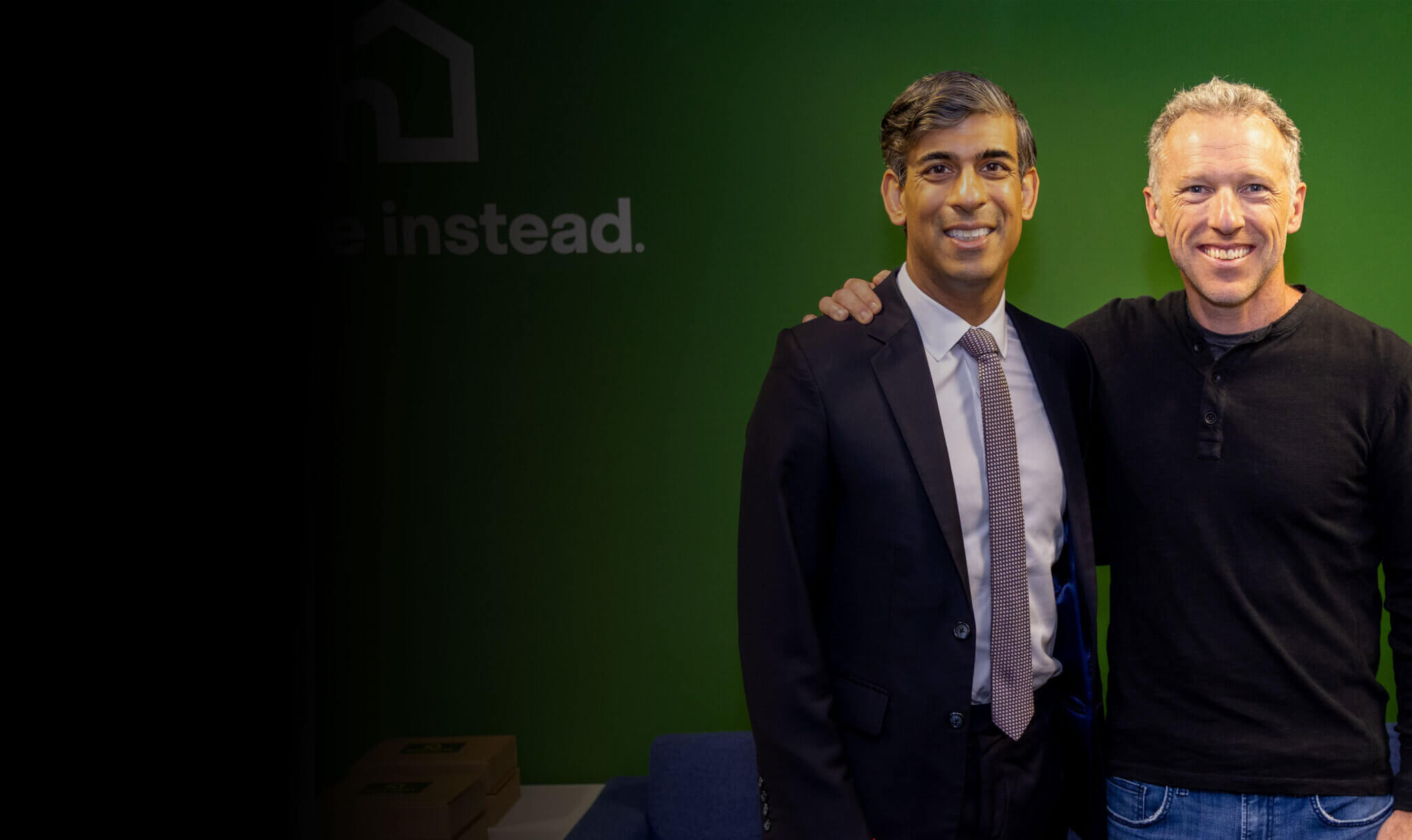 Rishi Sunak Visits Home Instead
